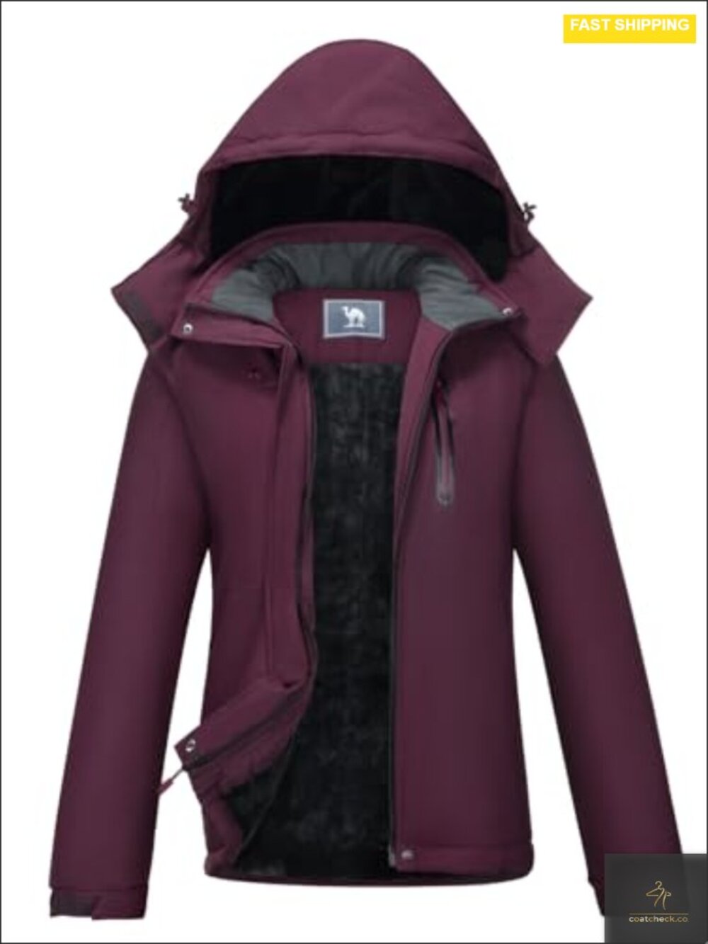 Women's Waterproof Ski Jacket, Windproof Winter Snow Coat with Hood